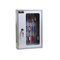 Шкаф для ключей Klesto SKB-24 на 24 ключа, серый, металл/стекло - фото 8771
